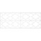 Ekena Millwork Set of Four Panels for 94 1/2"W x 36 1/4"H Hudson Fretwork Wainscot Wall Paneling WPKP18X01X47HSN - alternate 5